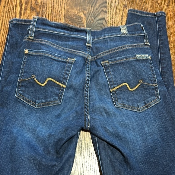7 for all mankind jeans size 24 distressed - Picture 5 of 5